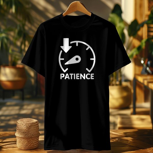 皮肉おもしろい燃量計グラフィックティー Tシャツ
