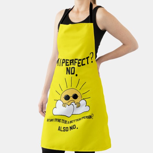 皮肉おもしろい的なやる気を起こさせる贈り物 エプロン (インサイチュ)