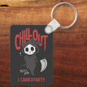 皮肉おもしろい的な死神ハローウィンパーティ キーホルダー (裏面)