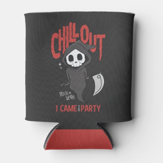 皮肉おもしろい的な死神ハローウィンパーティ 缶クーラー (正面)