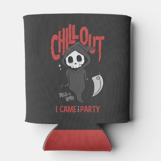 皮肉おもしろい的な死神ハローウィンパーティ 缶クーラー (裏面)