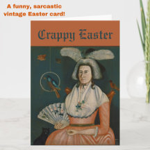 皮肉おもしろい的な"Crappy Easter"ヴィンテージカード