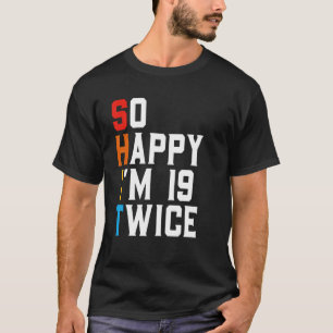 皮肉おもしろい的38歳の日ギフトヴィンテージ Tシャツ