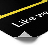 皮肉おもしろい社会 ポスター (角)