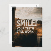 皮肉おもしろい誕生日シニア年齢 ポストカード (正面/裏面)