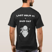皮肉が何を好きか分かってるだろう Tシャツ (裏面)