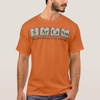 皮肉が私の人格の中核です Tシャツ