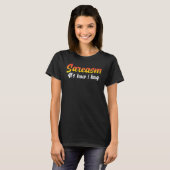 皮肉これは私が冗談をハグする方法ユーモア皮肉 Tシャツ (正面フル)