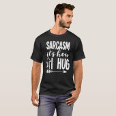 皮肉これは私が皮肉な引用文の皮肉のジョークを抱擁する方法である Tシャツ (正面フル)