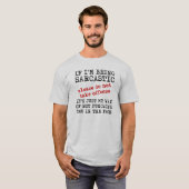皮肉たっぷりで面白いTシャツの格言・名言 Tシャツ (正面フル)