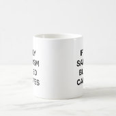 皮肉だけもし焼いたカロリー コーヒーマグカップ (中央)