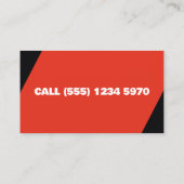 皮肉っぽい悪い駐車場 コーリングカード (裏面)