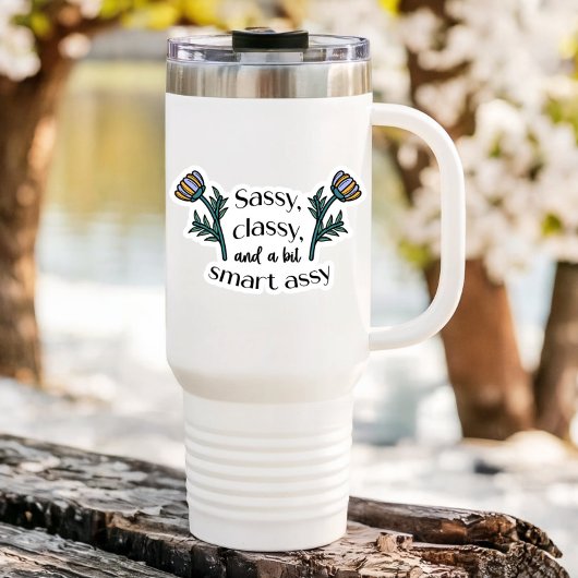 皮肉っぽいSassyクラスラップトップ |ダイカットのシール シール