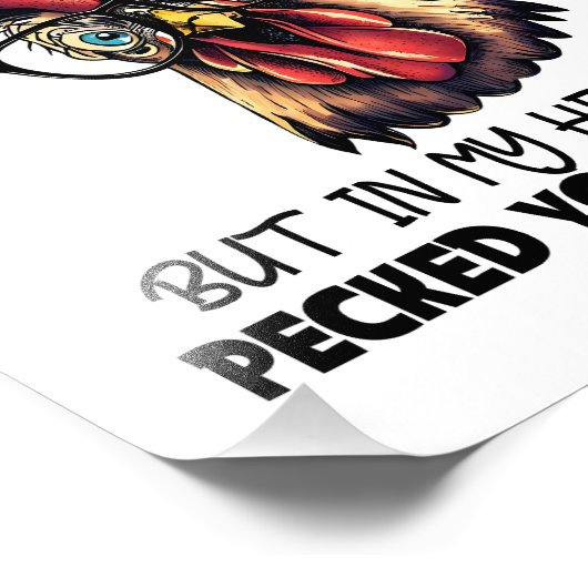 皮肉っぽく言うと落ち着いたように見えるかもおもしろいしれない フォトプリント            (角)