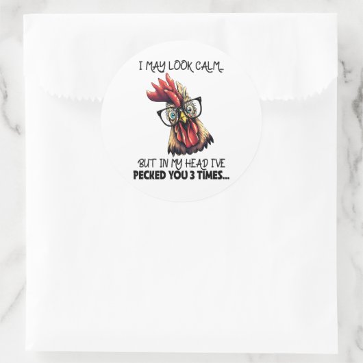 皮肉っぽく言うと落ち着いたように見えるかもおもしろいしれない ラウンドシール (バッグ)