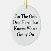 皮肉でおもしろいなオーナメント セラミックオーナメント (右)