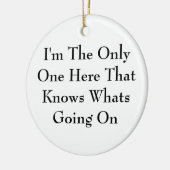 皮肉でおもしろいなオーナメント セラミックオーナメント (左)