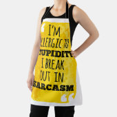 皮肉で分かる愚行アレルギーだ エプロン (インサイチュ)