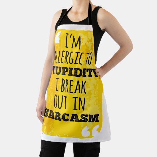 皮肉で分かる愚行アレルギーだ エプロン (インサイチュ)