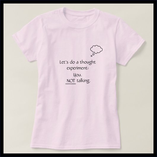 皮肉で話さないTシャツ Tシャツ