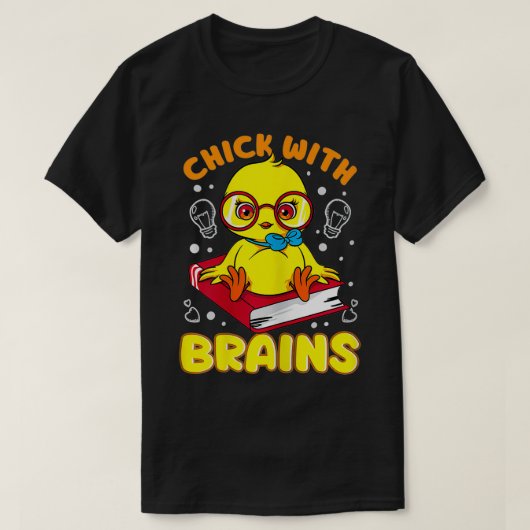 皮肉で頭がおもしろい悪い頭が切れる Tシャツ (デザイン正面)