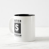 皮肉で'S'と評価 ツートーンマグカップ (正面左)