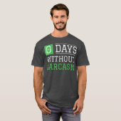 皮肉と皮肉のないおもしろい0日 Tシャツ (正面フル)