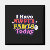 皮肉なおもしろいことわざシニカルユニークティー マグネット (正面)