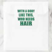 皮肉なおもしろいことわざユーモア皮肉 スクエアシール (バッグ)