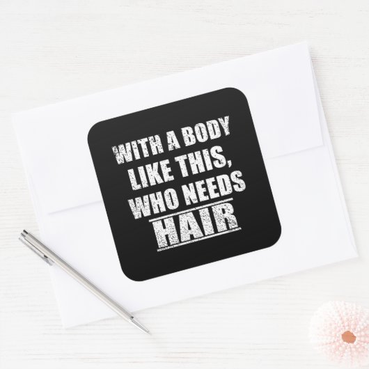 皮肉なおもしろいことわざユーモア皮肉 スクエアシール (封筒)