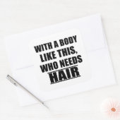 皮肉なおもしろいことわざユーモア皮肉 スクエアシール (封筒)