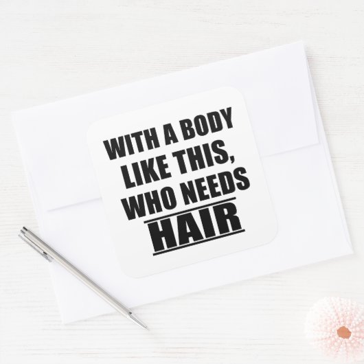 皮肉なおもしろいことわざユーモア皮肉 スクエアシール (封筒)