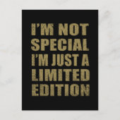 皮肉なおもしろいことわざ大人のユーモア内向的 ポストカード (正面)