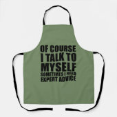皮肉なおもしろいことわざ大人のユーモア皮肉 エプロン (正面)