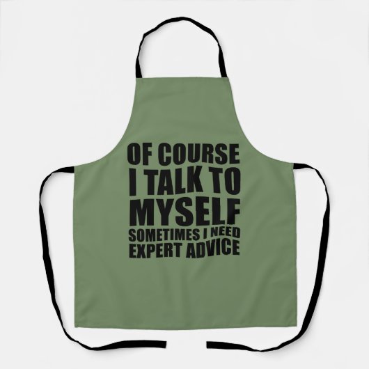 皮肉なおもしろいことわざ大人のユーモア皮肉 エプロン (正面)