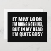 皮肉なおもしろいことわざ有名な引用文皮肉 シーズンポストカード (正面/裏面)