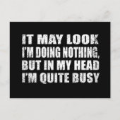 皮肉なおもしろいことわざ有名な引用文皮肉 シーズンポストカード (正面)