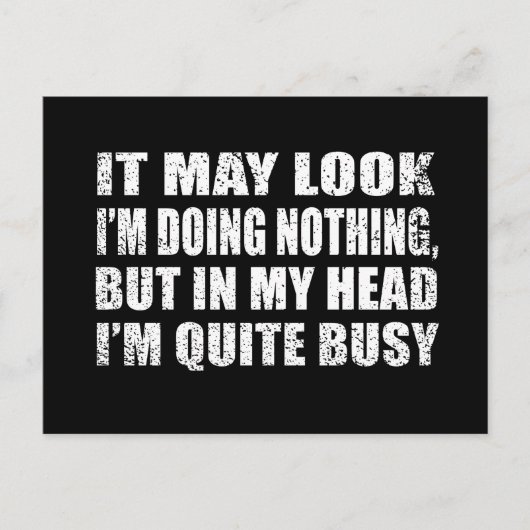 皮肉なおもしろいことわざ有名な引用文皮肉 シーズンポストカード (正面)