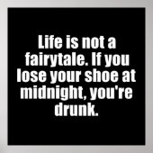 皮肉なおもしろいことわざ有名な引用文皮肉 ポスター (正面)