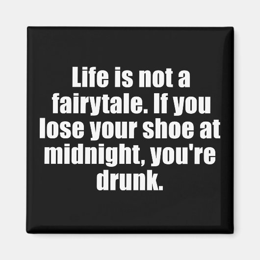 皮肉なおもしろいことわざ有名な引用文皮肉 マグネット (正面)