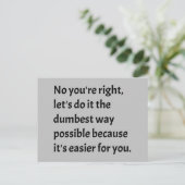 皮肉なおもしろいばかユーモア ポストカード (スタンド正面)