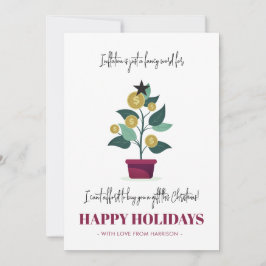 皮肉なおもしろいインフレ2022クリスマスカード カード