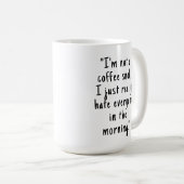 皮肉なおもしろいオフィスのユーモアのコーヒーマグ コーヒーマグカップ (正面右)