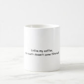 皮肉なおもしろいコーヒーマグ、コーヒーラバーギフト コーヒーマグカップ (中央)