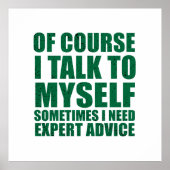 皮肉なおもしろいスローガンのユーモア皮肉 ポスター (正面)