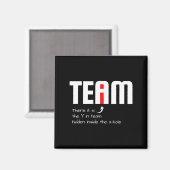 皮肉なおもしろいチームメイト私はチームのHidでIを見つけた マグネット (正面/裏面)