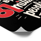 皮肉なおもしろいユーモアのトランプは81ミリオによって解雇された ポスター (角)