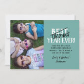 皮肉なおもしろい休日モダンテンプレート写真 シーズンカード (正面)