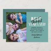 皮肉なおもしろい休日モダンテンプレート写真 シーズンカード (正面/裏面)