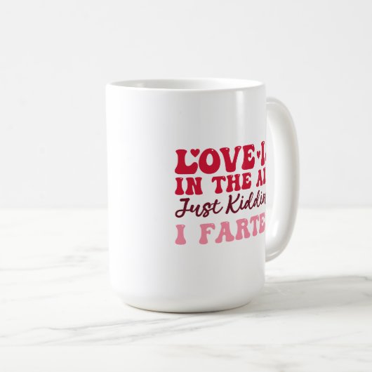 皮肉なおもしろい反バレンタインことわざ コーヒーマグカップ (正面右)